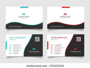creative modern name card and business card