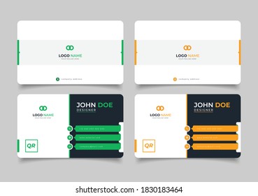 creative modern name card and business card	
