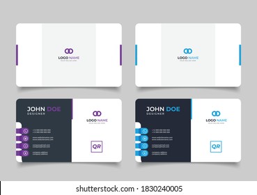 creative modern name card and business card	