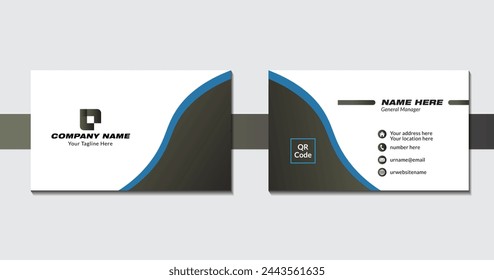 creative modern name card and business card layout