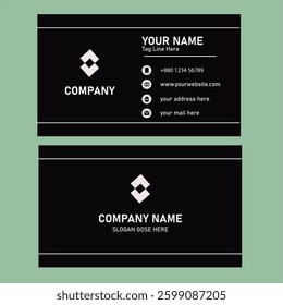 creative modern name card and business card