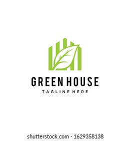 Creative Modern natural leaf icon design house logo concept icon template illustration