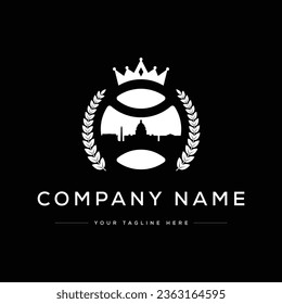 Creative Modern ORGANIZATION Logo. Black Logo on White Background. Usable for Business Logos. Flat Vector Logo Design Template Element