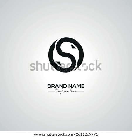 Creative Modern OS SO Lettermark Logo Design for Corporate Branding.