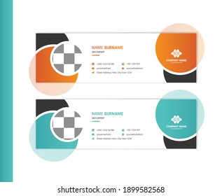 CREATIVE, MODERN PERSONAL INFO HEADER FOR YOUR COMPANY 

EMAIL SIGNATURE DESIGN TEMPLATES