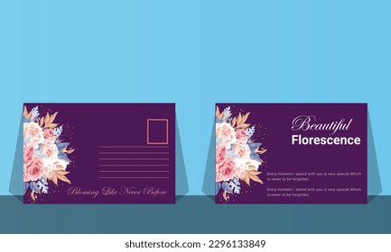 Creative And Modern Post Card Design Design Template.