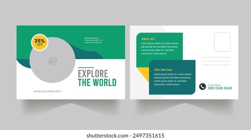 Creative Modern Postcard or Eddm postcard design template