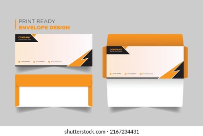 Creative Modern Print Ready Envelope Template