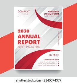 Creative modern and professional annual report design templates