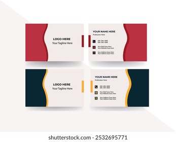 Creative Modern Professional Business card Template Design