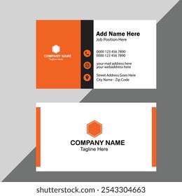 creative modern professional business card