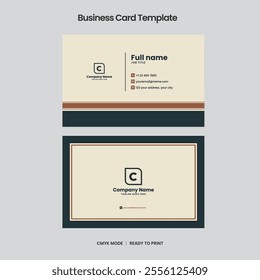 Creative Modern Professional Business card Vector Design