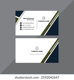 Creative Modern Professional Business card Design.