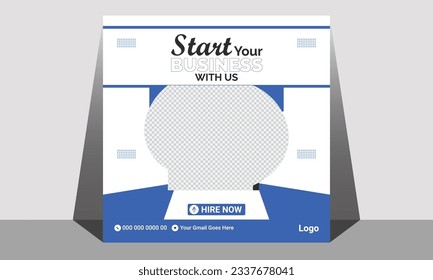 Creative And Modern Professional Business Social Media Post Design