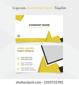 creative modern professional company business card template design