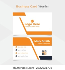 creative modern professional company business card template design
