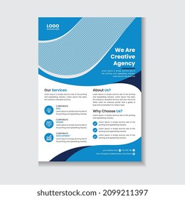 Creative Modern And Professional Corporate Business Flyer Template Design