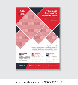 Creative Modern And Professional Corporate Business Flyer Template Design