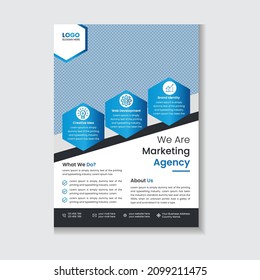 Creative Modern And Professional Corporate Business Flyer Template Design
