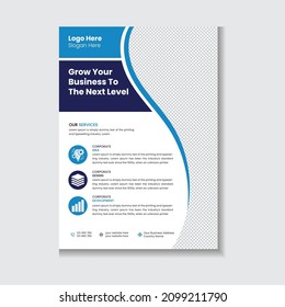 Creative Modern And Professional Corporate Business Flyer Template Design