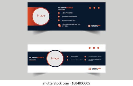 Creative Modern And Professional Email Signature Design Template