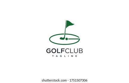 Golf Course Logo Template Golf Sports Stock Vector (Royalty Free ...