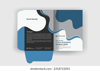 Kreative, moderne, professionelle Design-Vorlage für minimale Dateiordner für Ihr Unternehmen