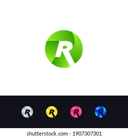 Creative Modern R Letter Logo Design - R Letter Logo Design Vector - Unique R Logo Design Template