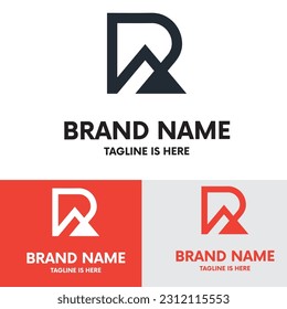 Creative modern r letter logo	