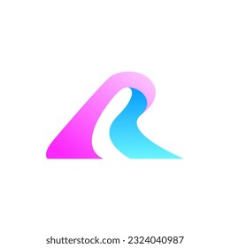 creative modern R Logo design