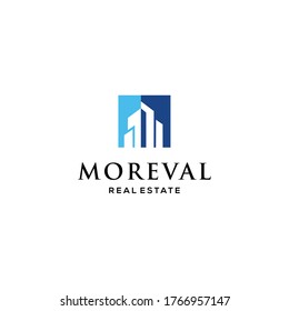 Real Estate Logo Design Vector Illustration Stock Vector (Royalty Free ...