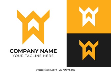 Creative modern real estate house and home logo design template