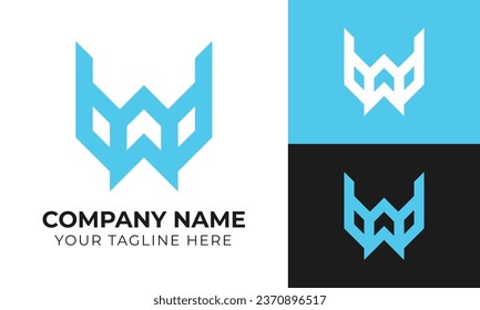 Creative modern real estate house and home logo design template