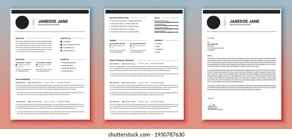 Creative And Modern Resume  CV Template