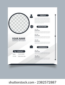 Creative And Modern Resume CV Template