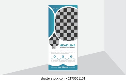 Plantilla de diseño vectorial de banner de acumulación moderna creativa 