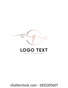 Kreativ moderne Romantik und fließender Buchstabe Typ Y Logo Vorlage, Vektorlogo für Geschäftsleute und Firmenidentität 