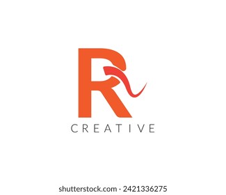 Creative Modern RQ Latter Logo Template vector Abstract Monogram Symbol victor illustration.
