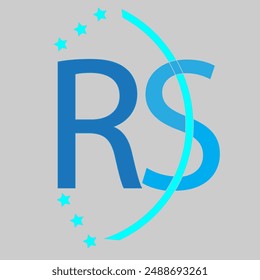 Creative modern RS  letter logo 