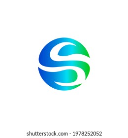 Creative Modern S Leaf Logo Design Vector | Awesome S Letter Logo Design Template | Leaf Modern Logo