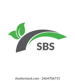 Creative  modern sbs letter logo design. Vector design.