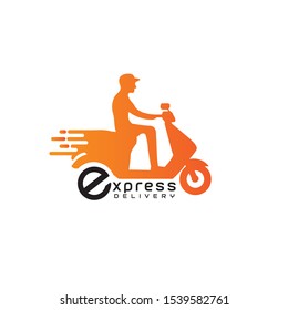 
Creative & Modern scooter,motorcycle express delivery  logo design template vector eps for transportation company, business Or industry purpose ready to use
