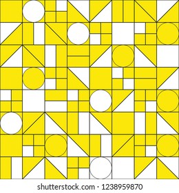Creative modern seamless  geometrical shapes pattern