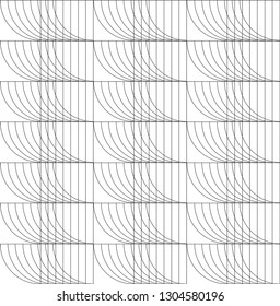 Creative modern seamless linear geometrical patern