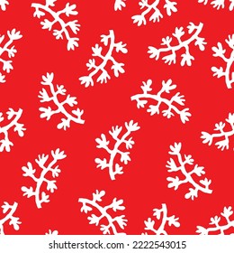 Creative modern Seamless pattern abstract floral leaves or background. Minimalistic design. Contemporary template for web. Vector illustration
