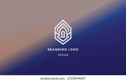 Icono de candado de seguridad moderno creativo