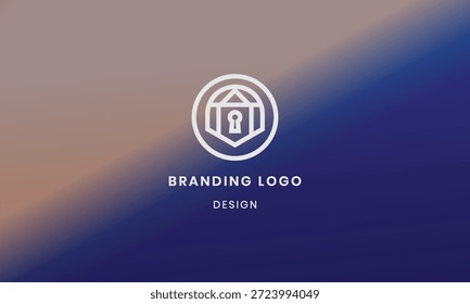 Icono de candado de seguridad moderno creativo