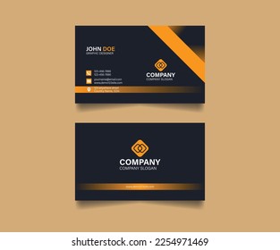 Creative modern simple clean vector design. Corporate visiting card design