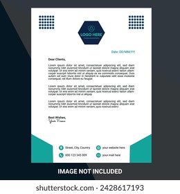 Creative Modern Simple Professional Free A4 Size Custom Letterhead Design