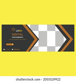 Creativo diseño vectorial de post en medios sociales modernos